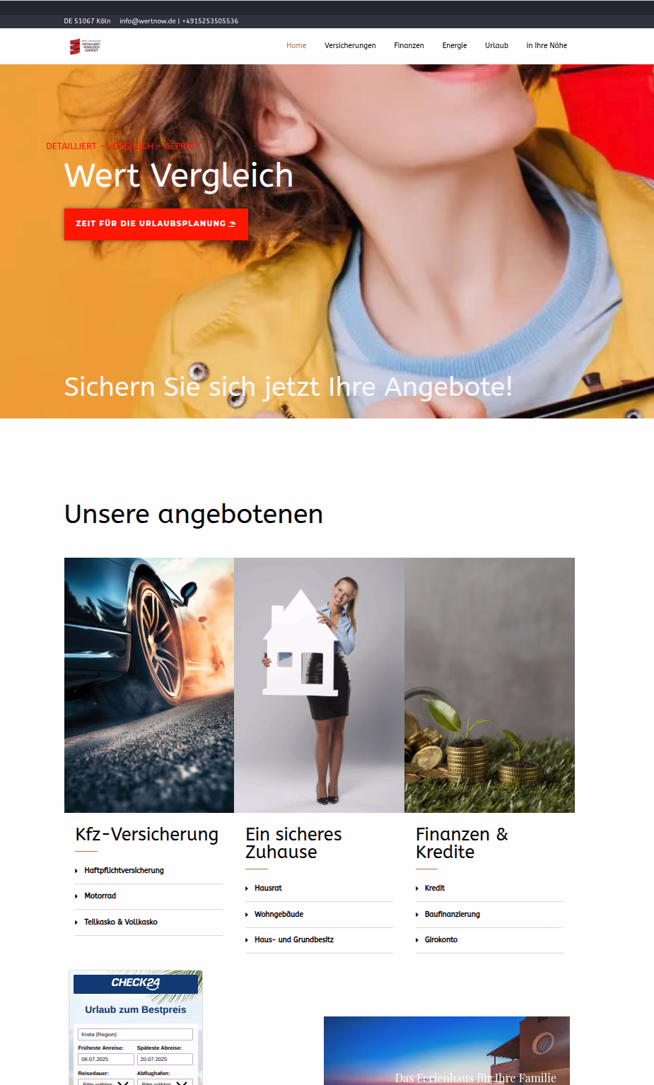 WERT VERGLEICH – Vergleichsportal (wertnow.de)